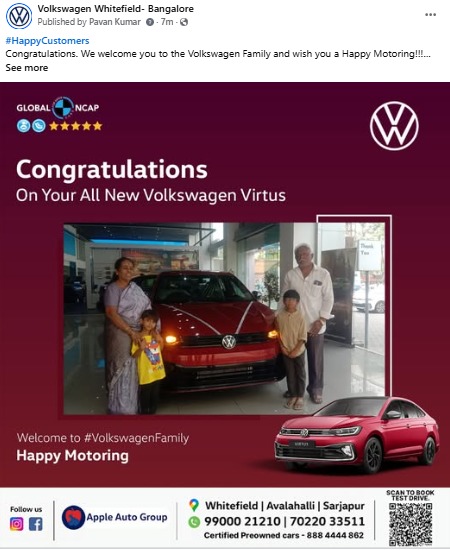 Volkswagen Happy Customer